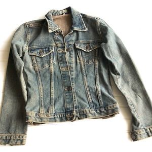 Eclectic Jean Jacket Size P. Pre owned